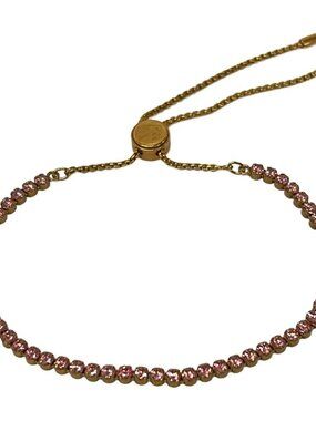 SWAROVSKI Rose Gold Pink Hardware Swarovski Crystal Bracelet